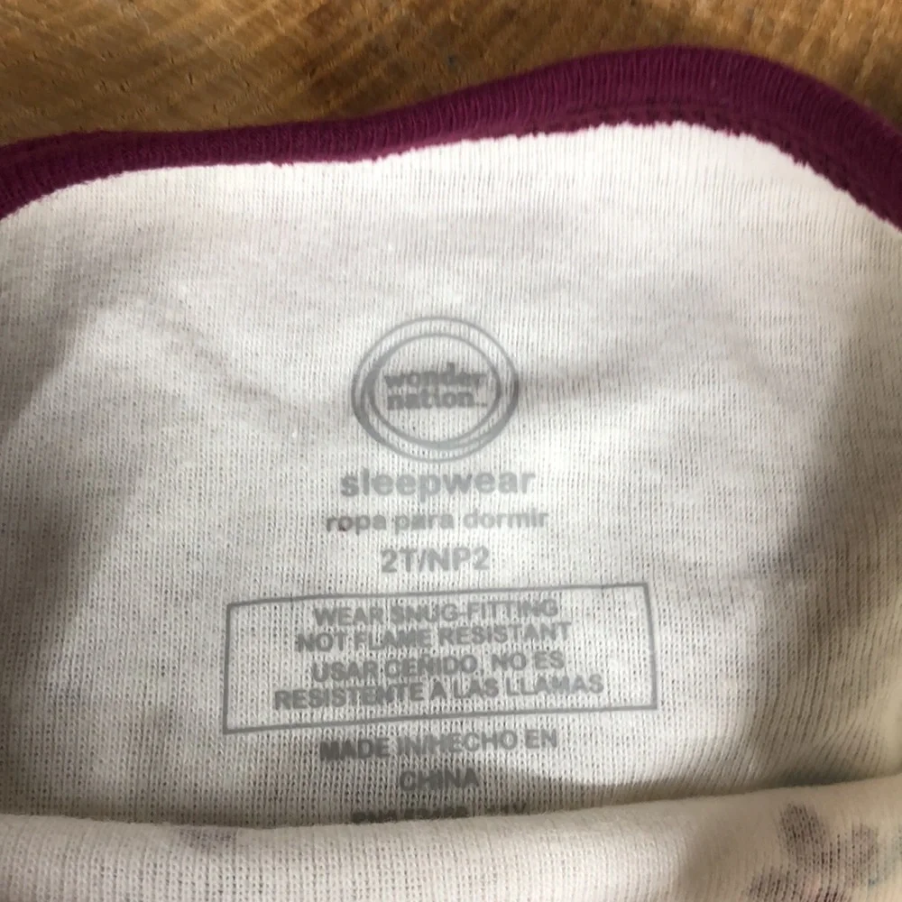 NWT Wonder nation 2pc sleepwear girls‎